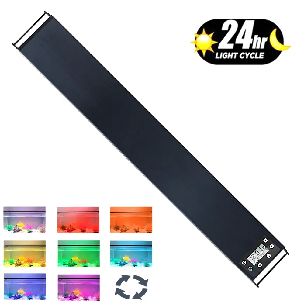 Aquarium Plant Light - 120cm 수족관용 24시간 풀 스펙트럼 LED