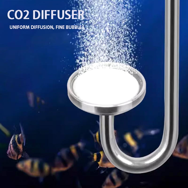 Aquarium Liquid Carbon - 수족관 CO2 분무기 알루미늄 합금, 세라믹
