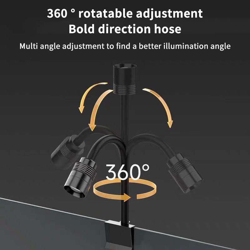 3W 남미식 수족관 스포트라이트 3색 LED 어항 램프 - Aquarium Plant Light 리뷰 및 가격