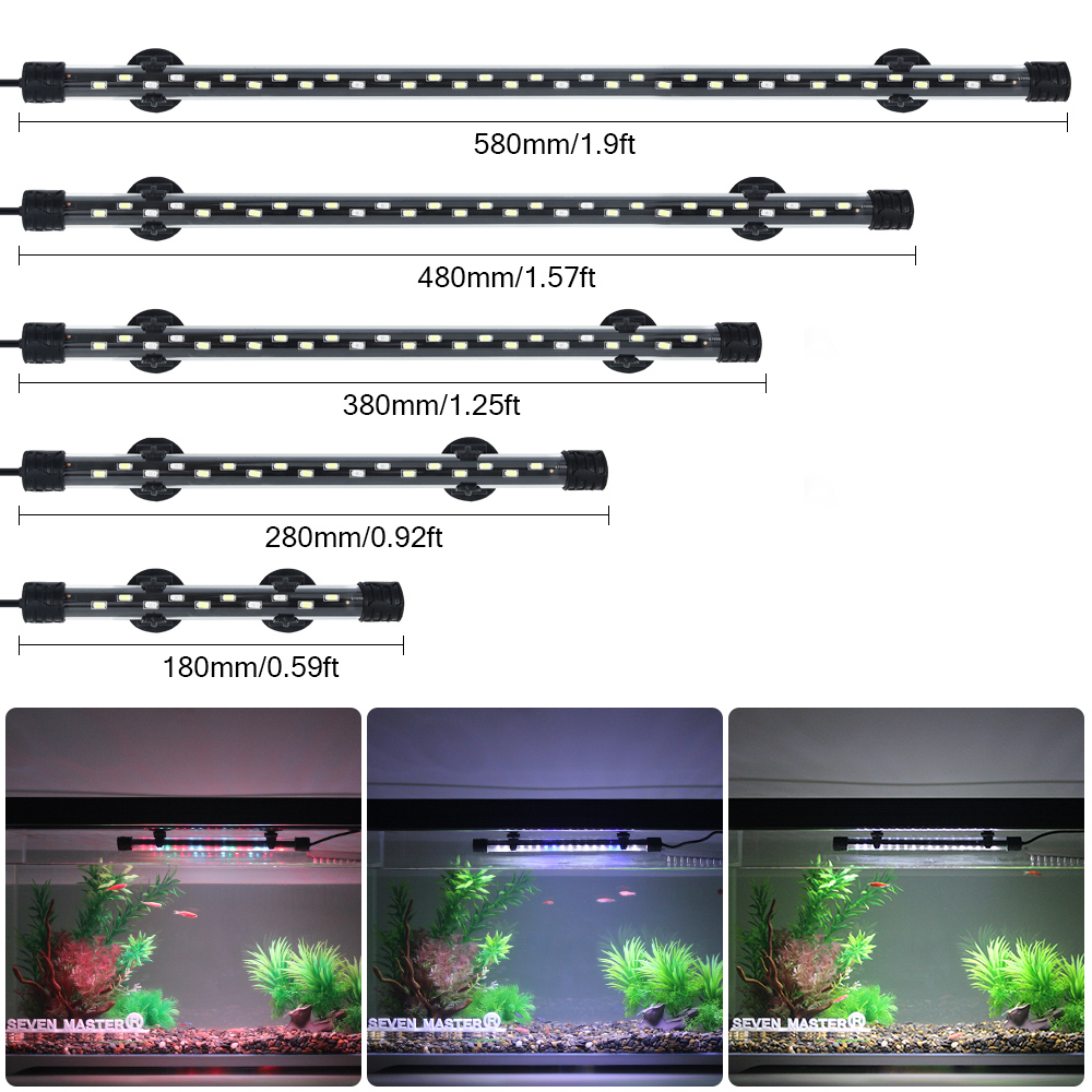 수족관 빛 LED 식물 성장 램프 방수 물고기 탱크 빛 - Aquarium Plant Substrate 리뷰 및 가격