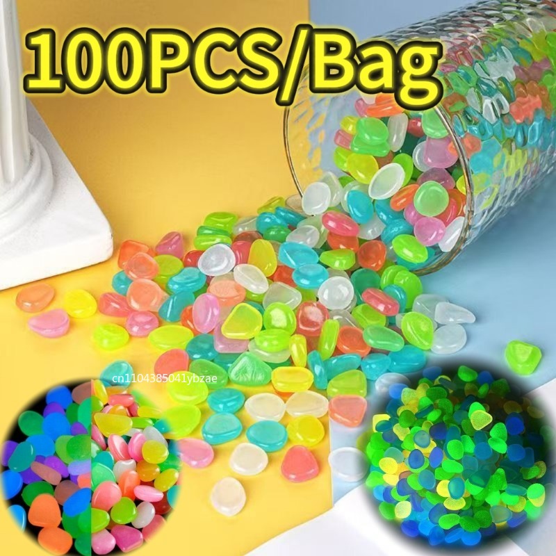100-800개 야광 조약돌, 조경용 수지 발광석, 정 - Plant Aquarium Pot 리뷰 및 가격