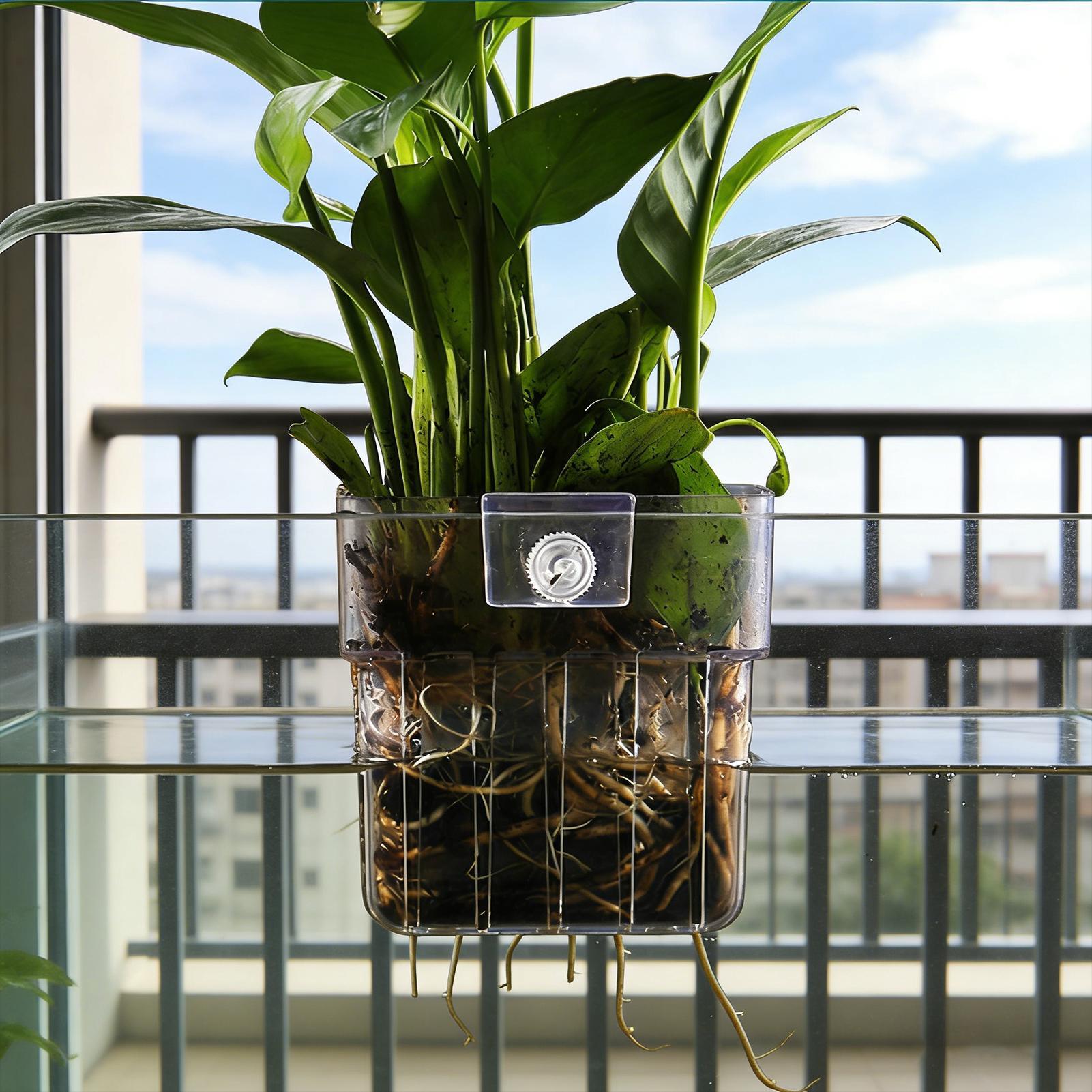 수족관 식물 바구니 투명 어항 걸이 장식 화분 수생 식 - Plant Aquarium Pot 리뷰 및 가격