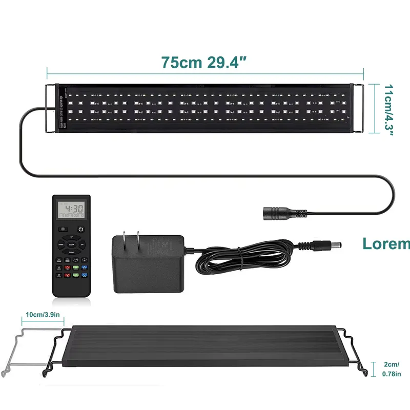 시로카 75cm 전문가용 LED 어항 조명 (리모컨 포 - Live Plant Aquarium 리뷰 및 가격