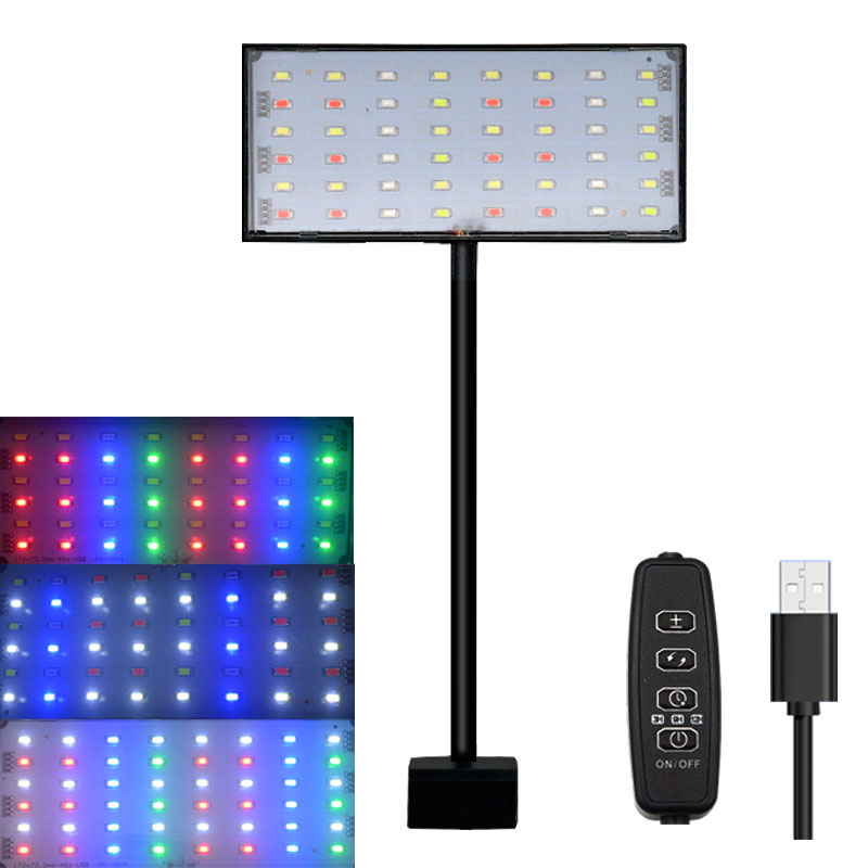 수족관 어항용 풀 스펙트럼 LED 조명, 사이클 타이밍 - Aquarium Plant Light 리뷰 및 가격