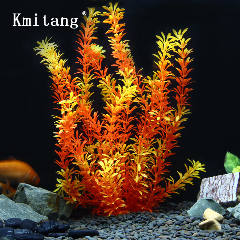 100cm 열대 식물 대형 인조 수초 가짜 수중 식물  - Aquarium Plant Substrate 리뷰 및 가격