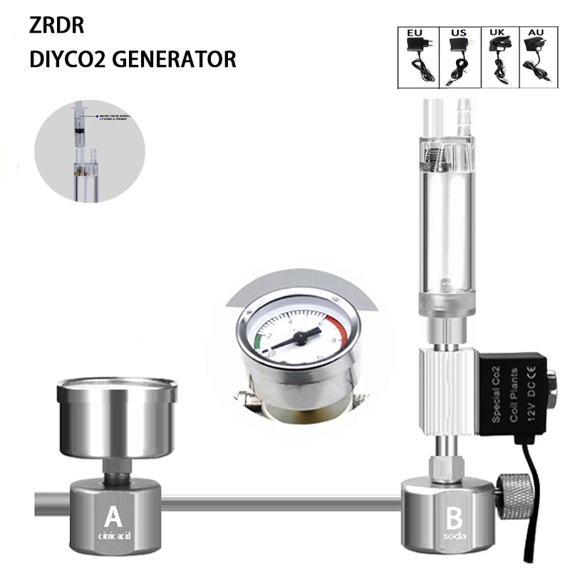 수족관 DIY CO2 반응기 생성기 시스템 키트, 수족 - Aquarium Liquid Carbon 리뷰 및 가격