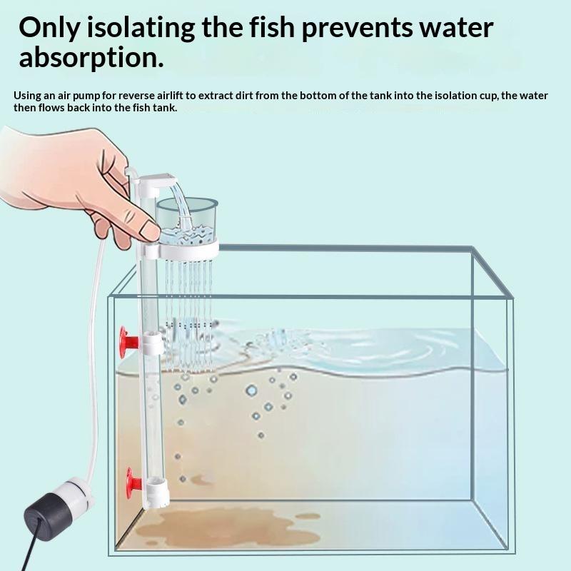 산소 공급 및 보호 가드가 있는 1세트 텔레스코픽 수족 - Planted Aquarium Cleaning 리뷰 및 가격