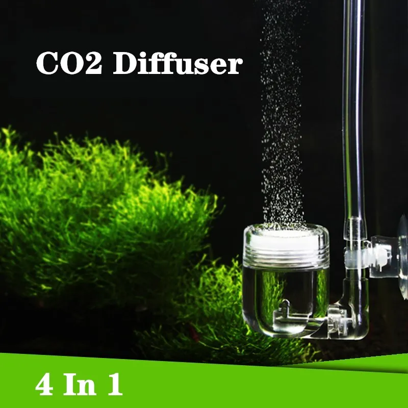 수족관 4 in 1 CO2 디퓨저 유리 탱크 버블 리액 - Live Plant Aquarium 리뷰 및 가격