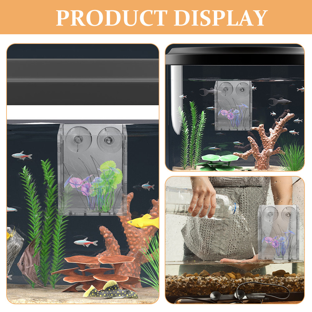 3개 세트, 투명한 수조 식물 홀더, 흡착식 디자인,  - Plant Aquarium Pot 리뷰 및 가격