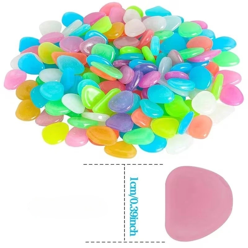 50-200pcs 어둠 속에서 빛나는 조약돌 빛나는 미 - Plant Aquarium Pot 리뷰 및 가격
