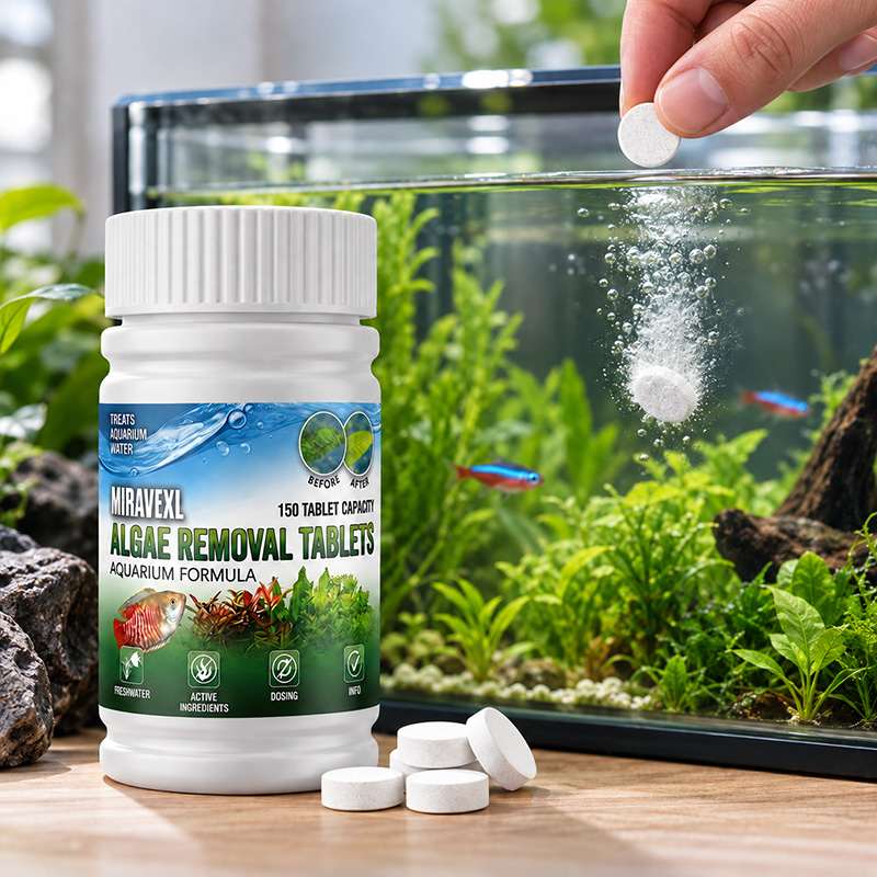 미라벡스 150정, 어항용 조류 제거제, 수족관 청소제 - Planted Aquarium Cleaning 리뷰 및 가격