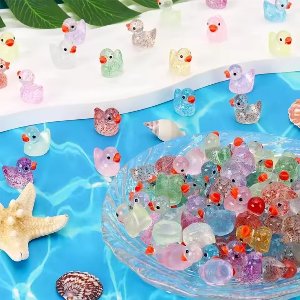 ~ 퍼퓨린이 들어간 미니어처 레진 오리, DIY, 정원 - Plant Aquarium Pot 리뷰 및 가격